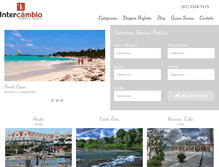 Tablet Screenshot of intercambioturismo.com.br
